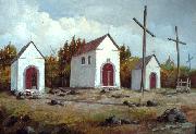 Henry Richard S. Bunnett The Calvary Sweden oil painting artist